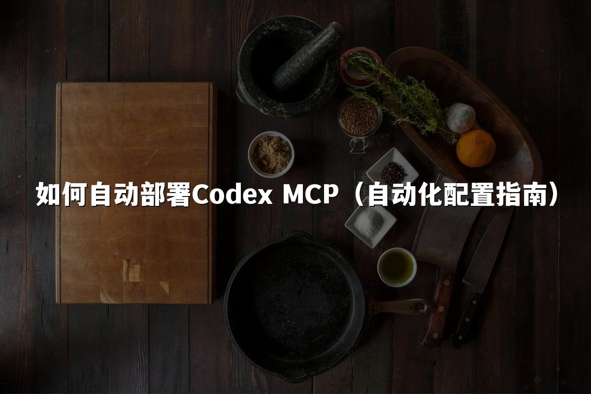如何自动部署Codex MCP（自动化配置指南）