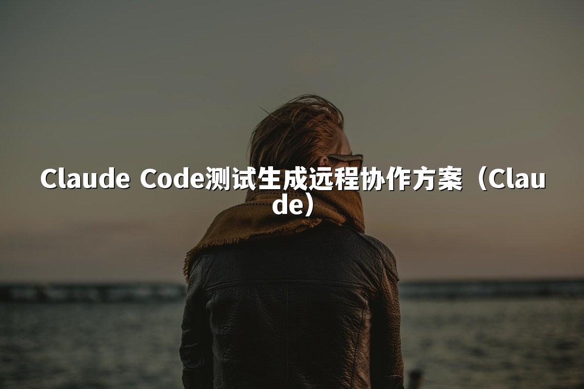 Claude Code测试生成远程协作方案(Claude)