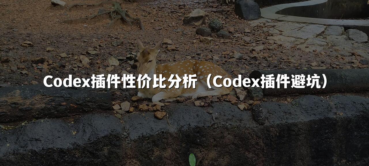 Codex插件性价比分析（Codex插件避坑）