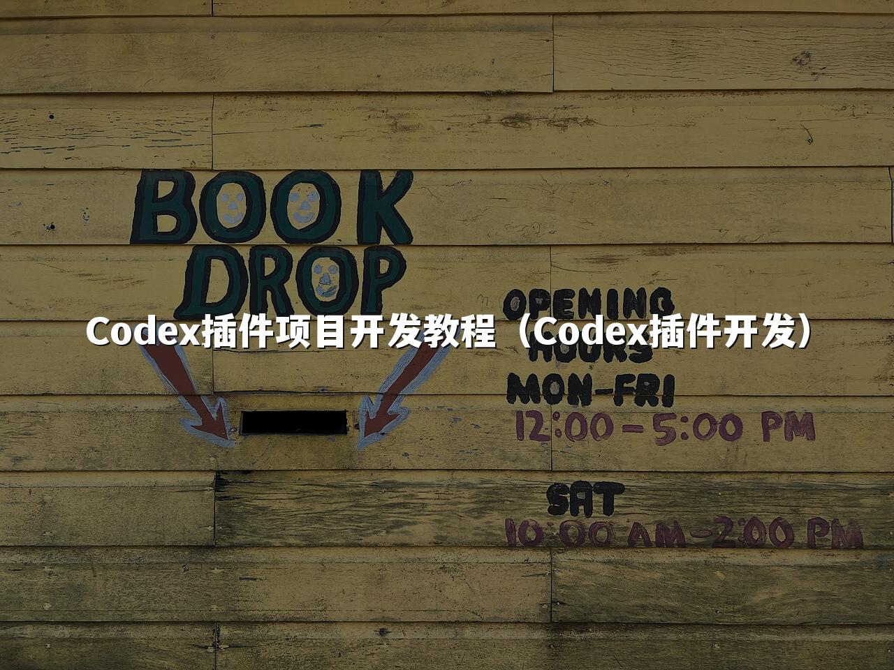 Codex插件项目开发教程(Codex插件开发)