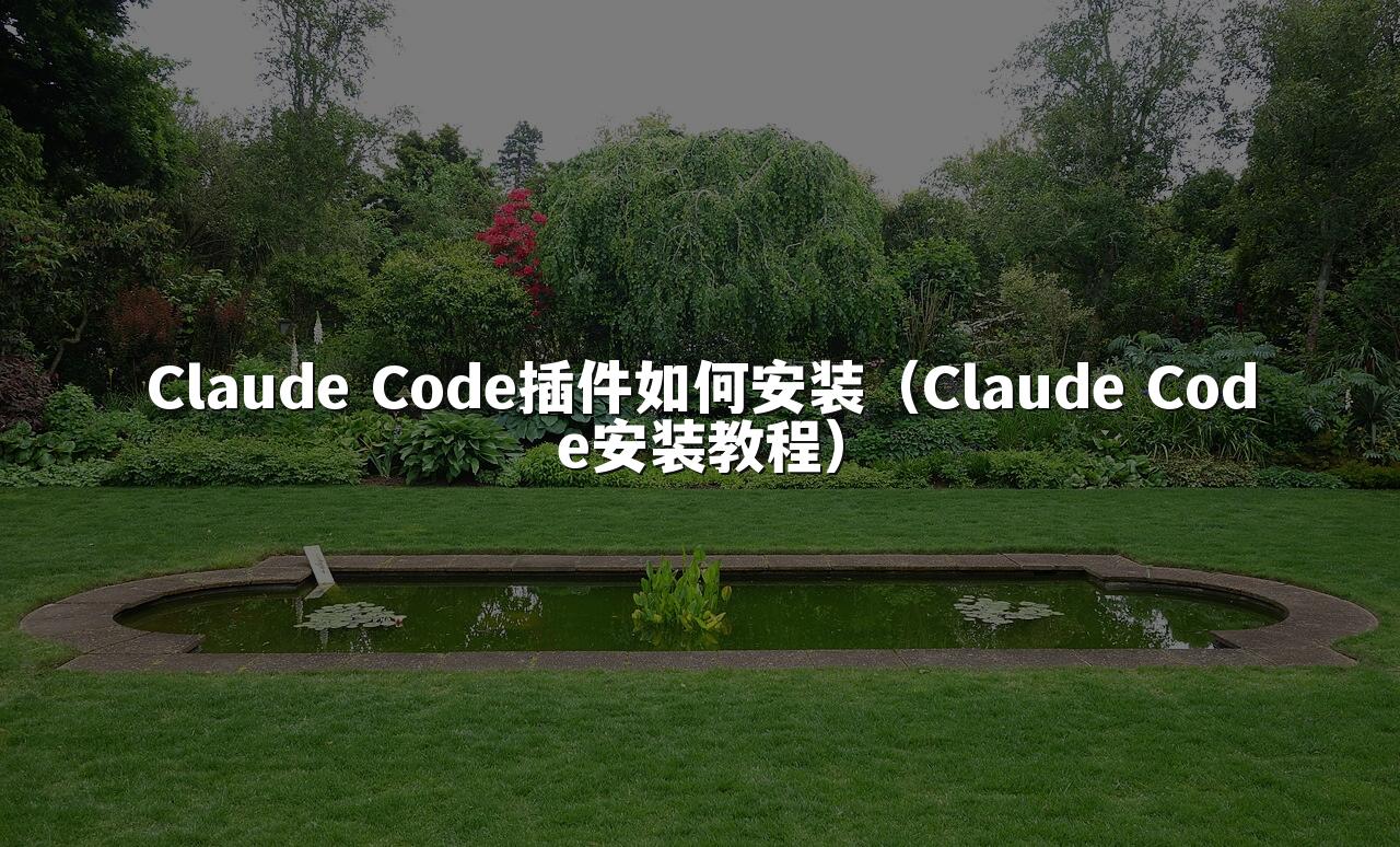 Claude Code插件如何安装（Claude Code安装教程）