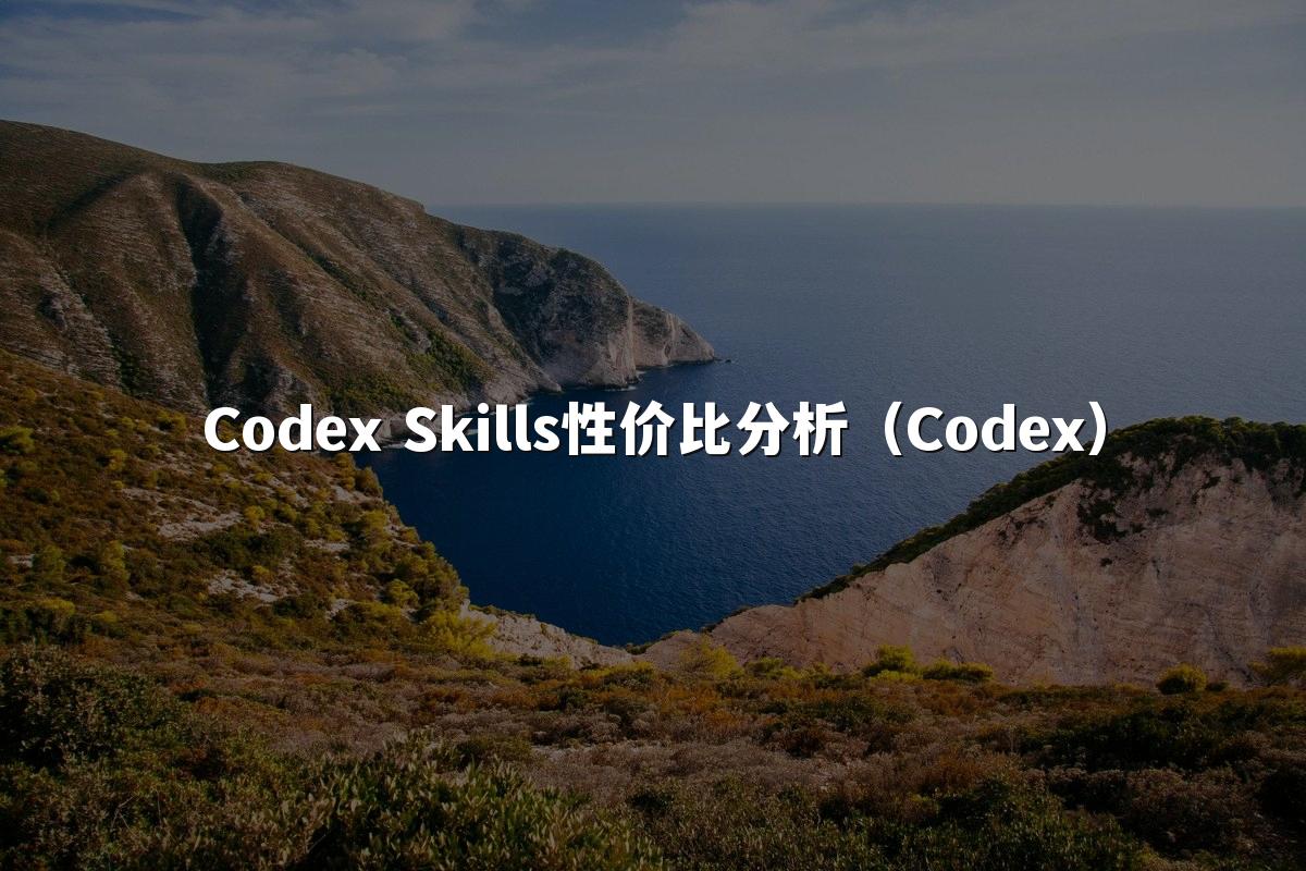 Codex Skills性价比分析（Codex）