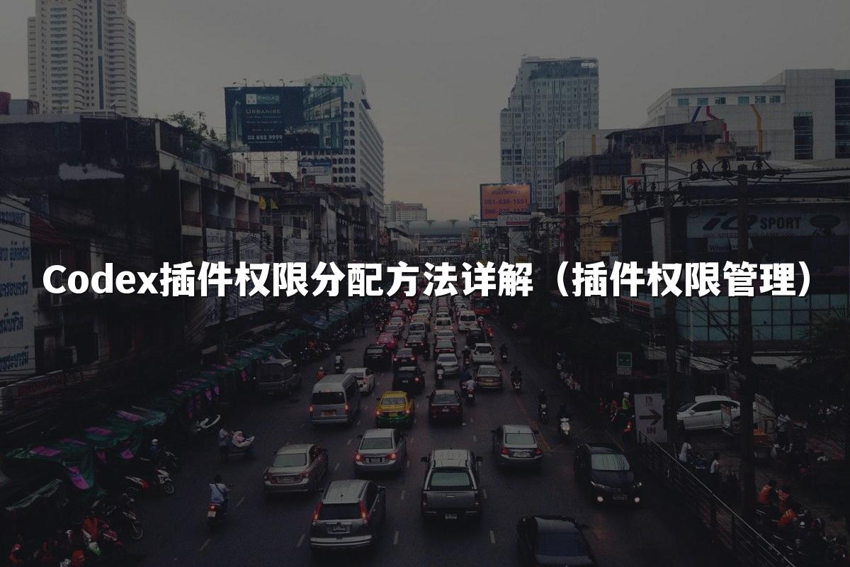 Codex插件权限分配方法详解（插件权限管理）
