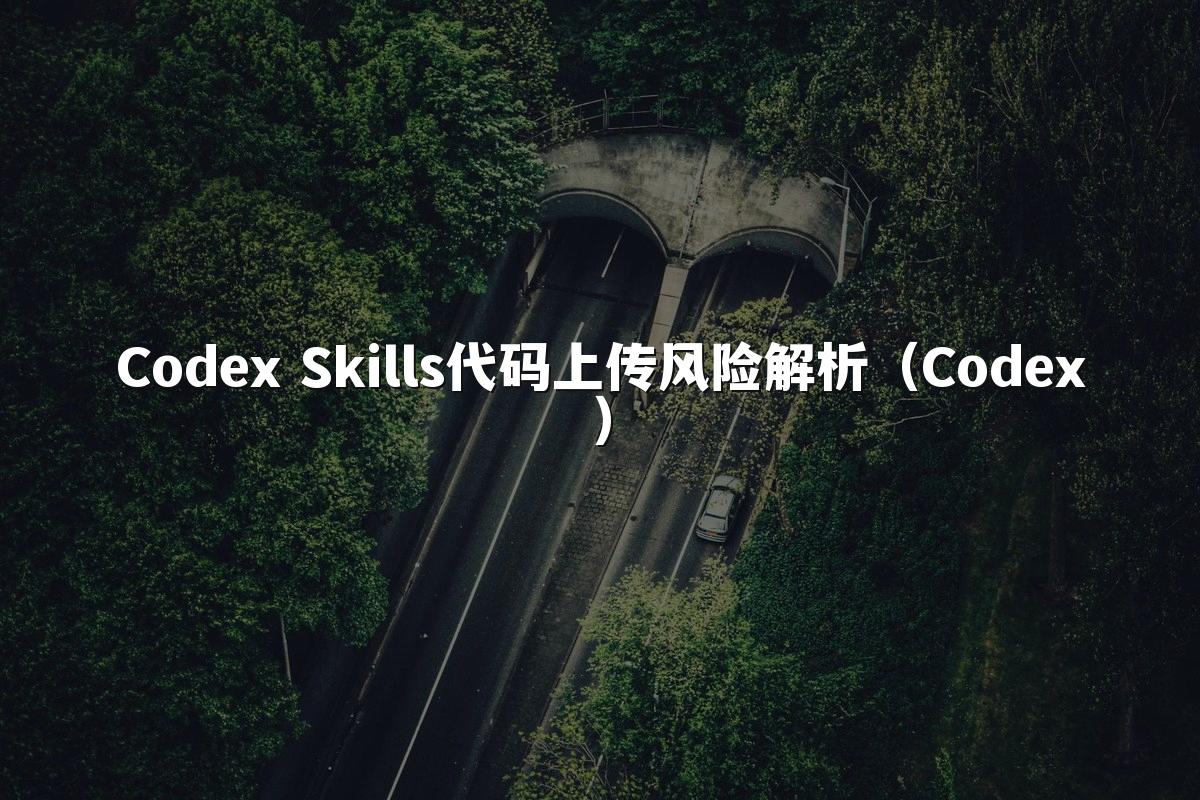 Codex Skills代码上传风险解析（Codex）
