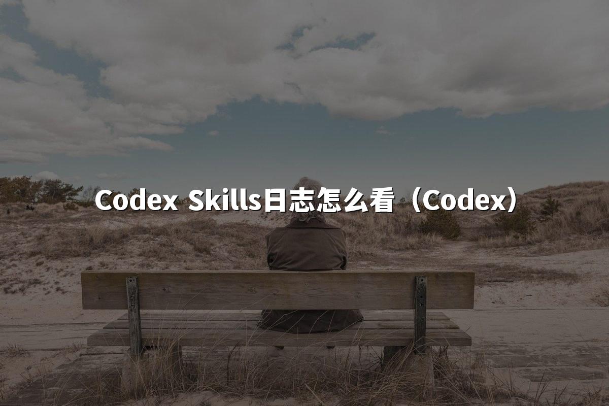 Codex Skills日志怎么看(Codex)