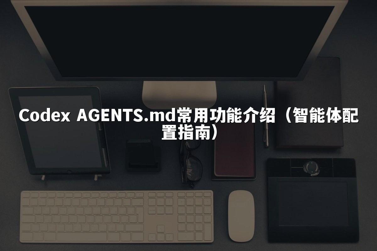 Codex AGENTS.md常用功能介绍(智能体配置指南)