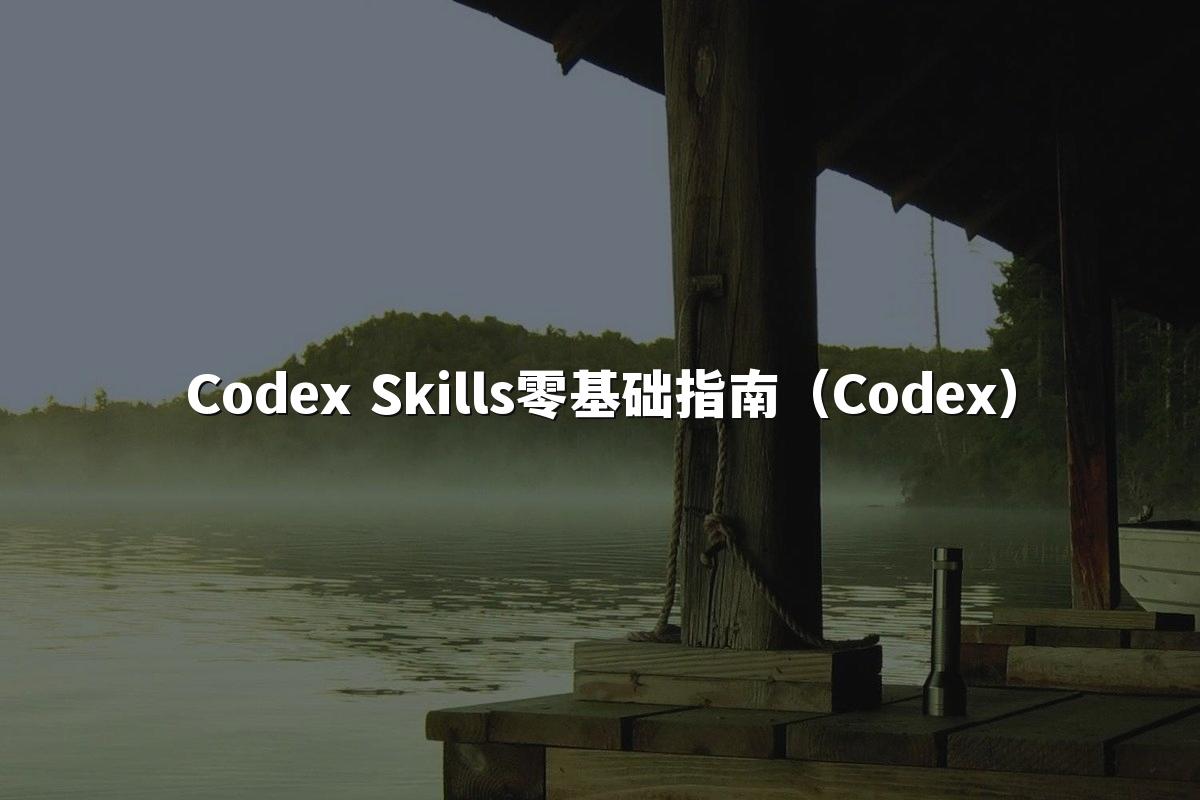 Codex Skills零基础指南(Codex)