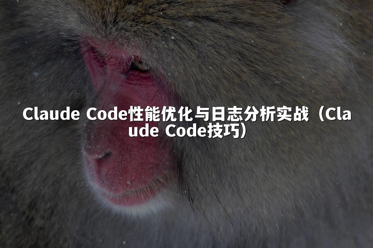 Claude Code性能优化与日志分析实战（Claude Code技巧）