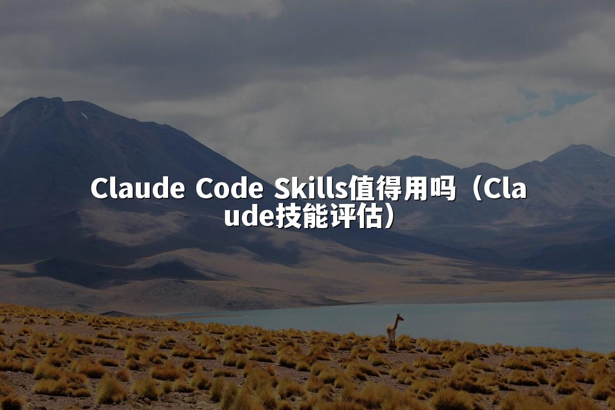 Claude Code Skills值得用吗（Claude技能评估）
