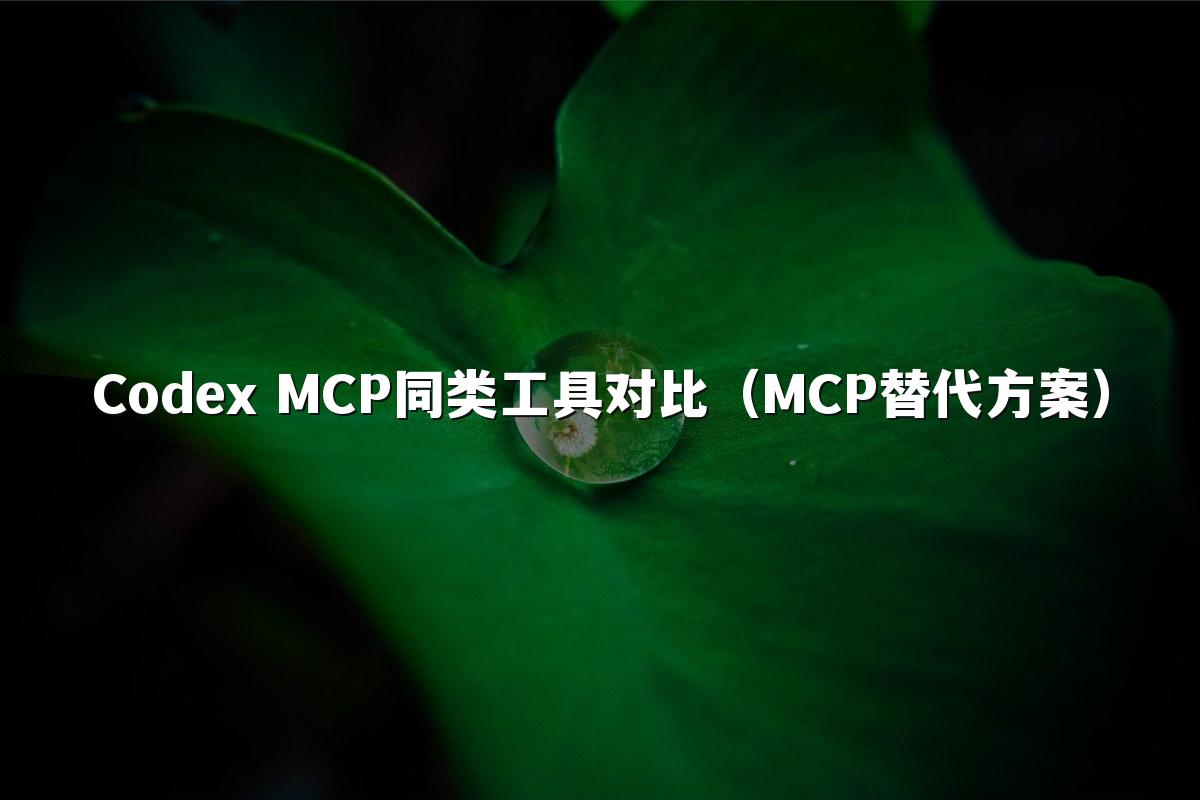 Codex MCP同类工具对比（MCP替代方案）