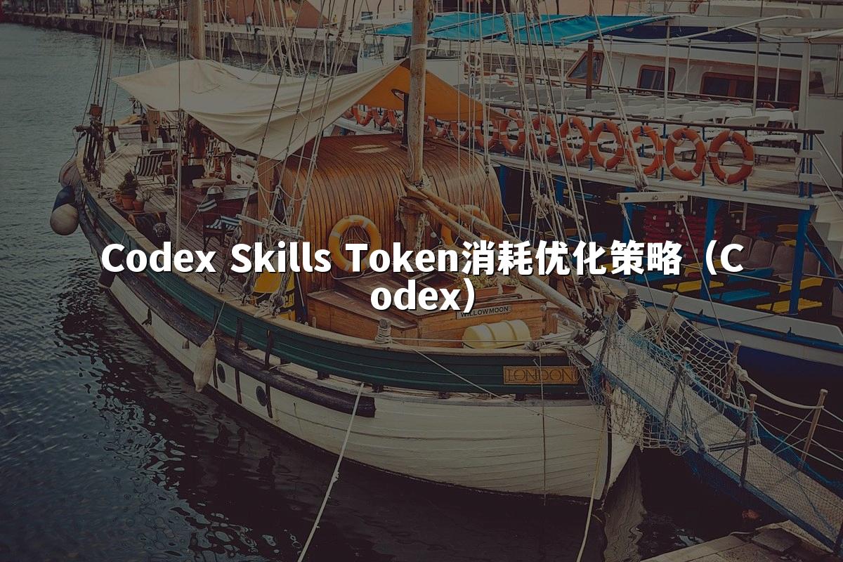 Codex Skills Token消耗优化策略（Codex）