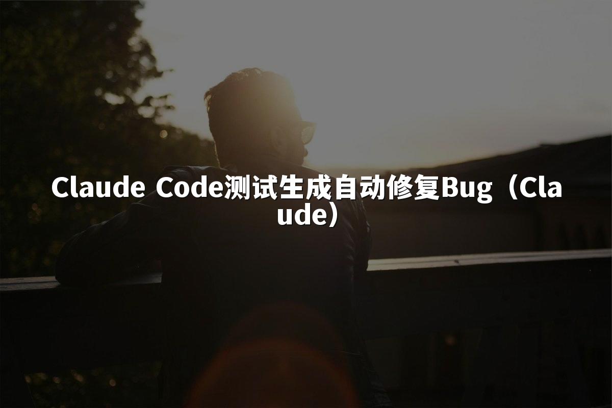 Claude Code测试生成自动修复Bug(Claude)
