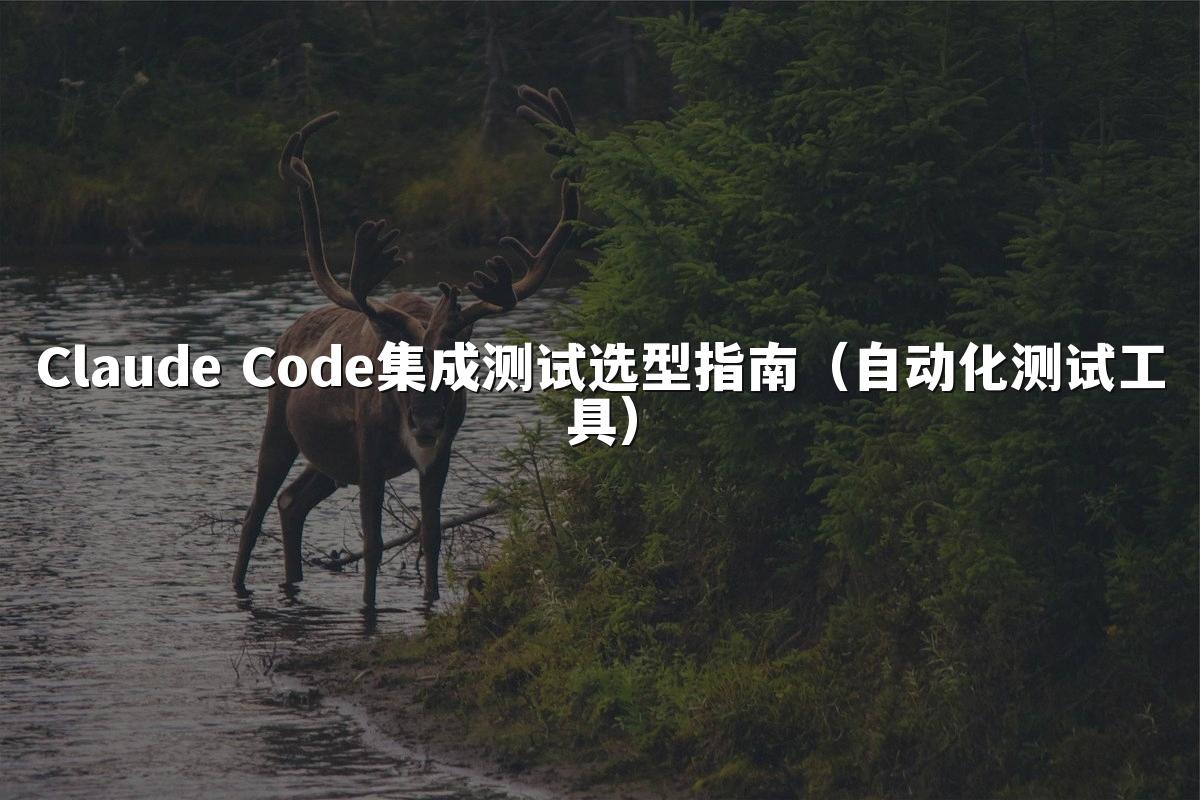 Claude Code集成测试选型指南(自动化测试工具)