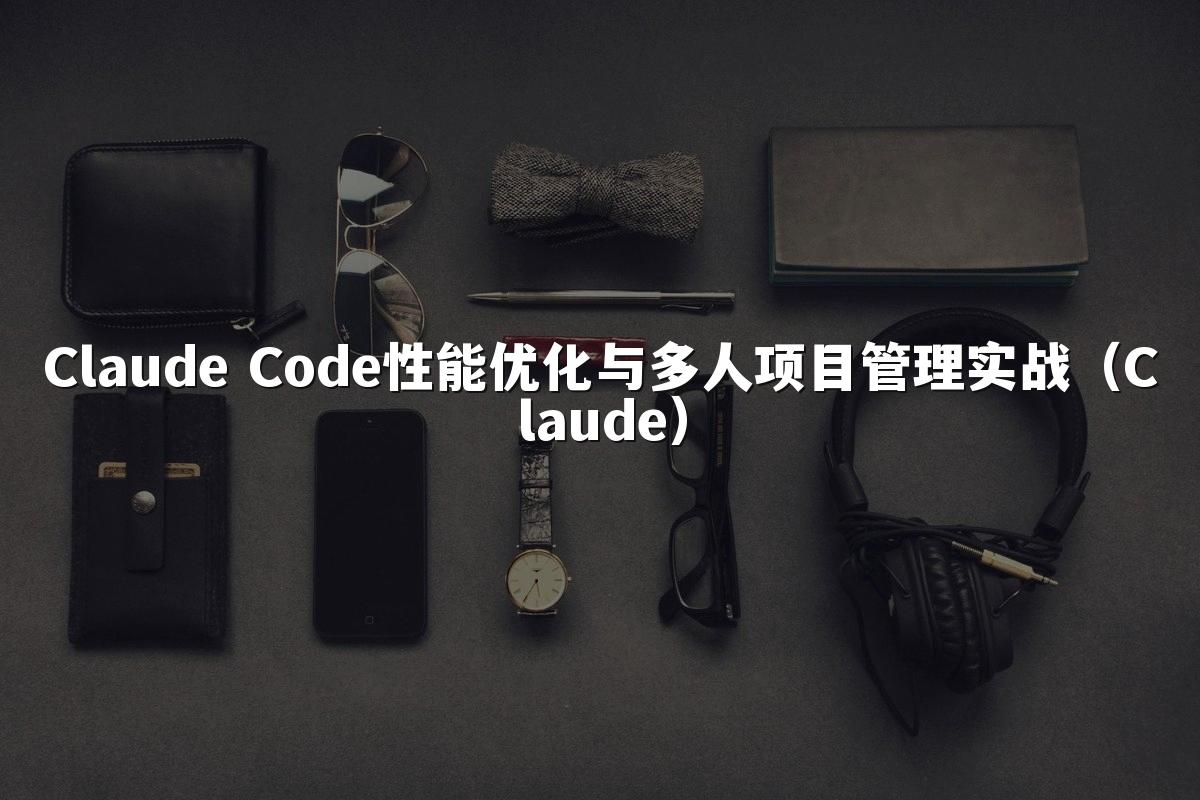 Claude Code性能优化与多人项目管理实战（Claude）