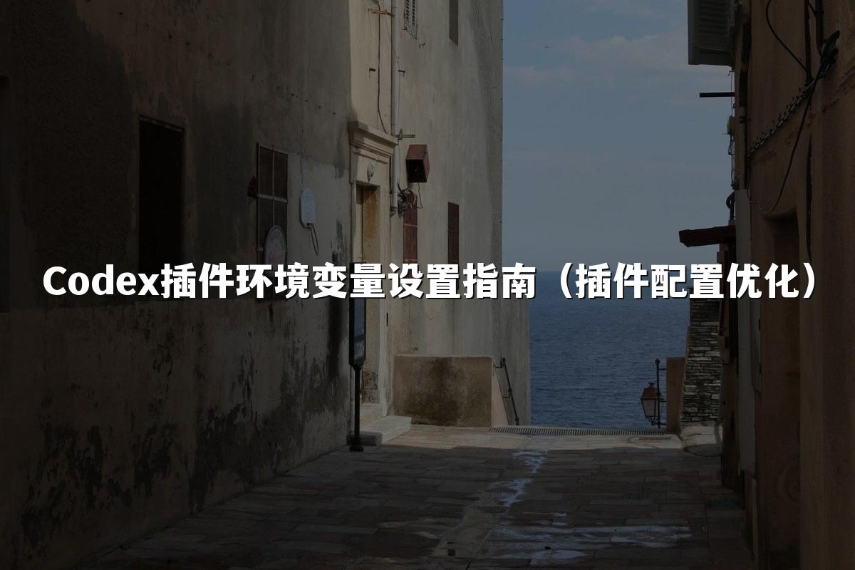 Codex插件环境变量设置指南（插件配置优化）