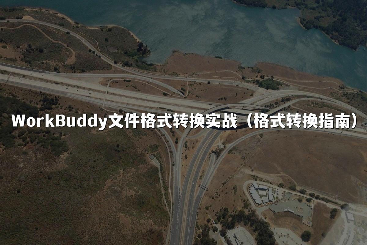 WorkBuddy文件格式转换实战(格式转换指南)