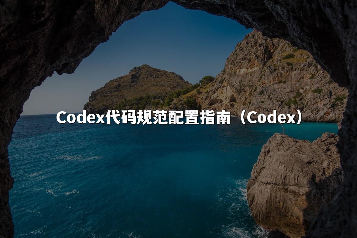 Codex代码规范配置指南(Codex)