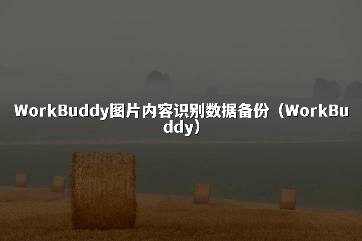 WorkBuddy图片内容识别数据备份(WorkBuddy)