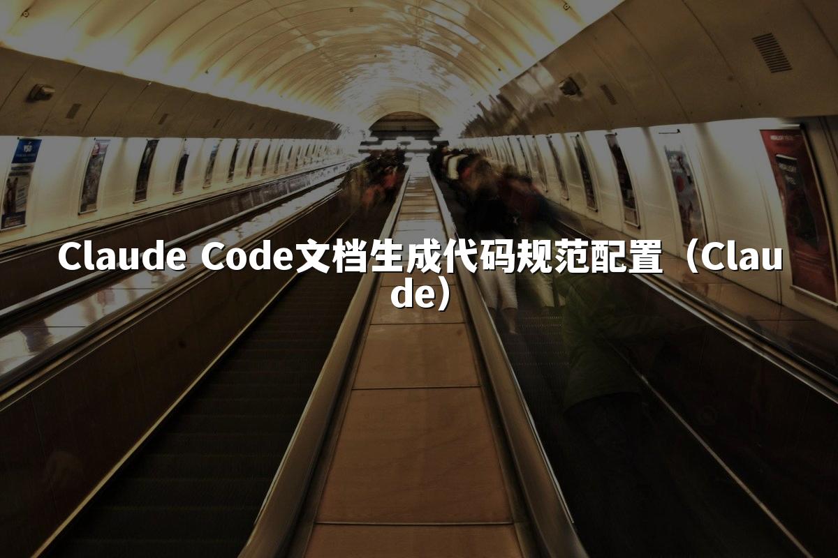 Claude Code文档生成代码规范配置（Claude）