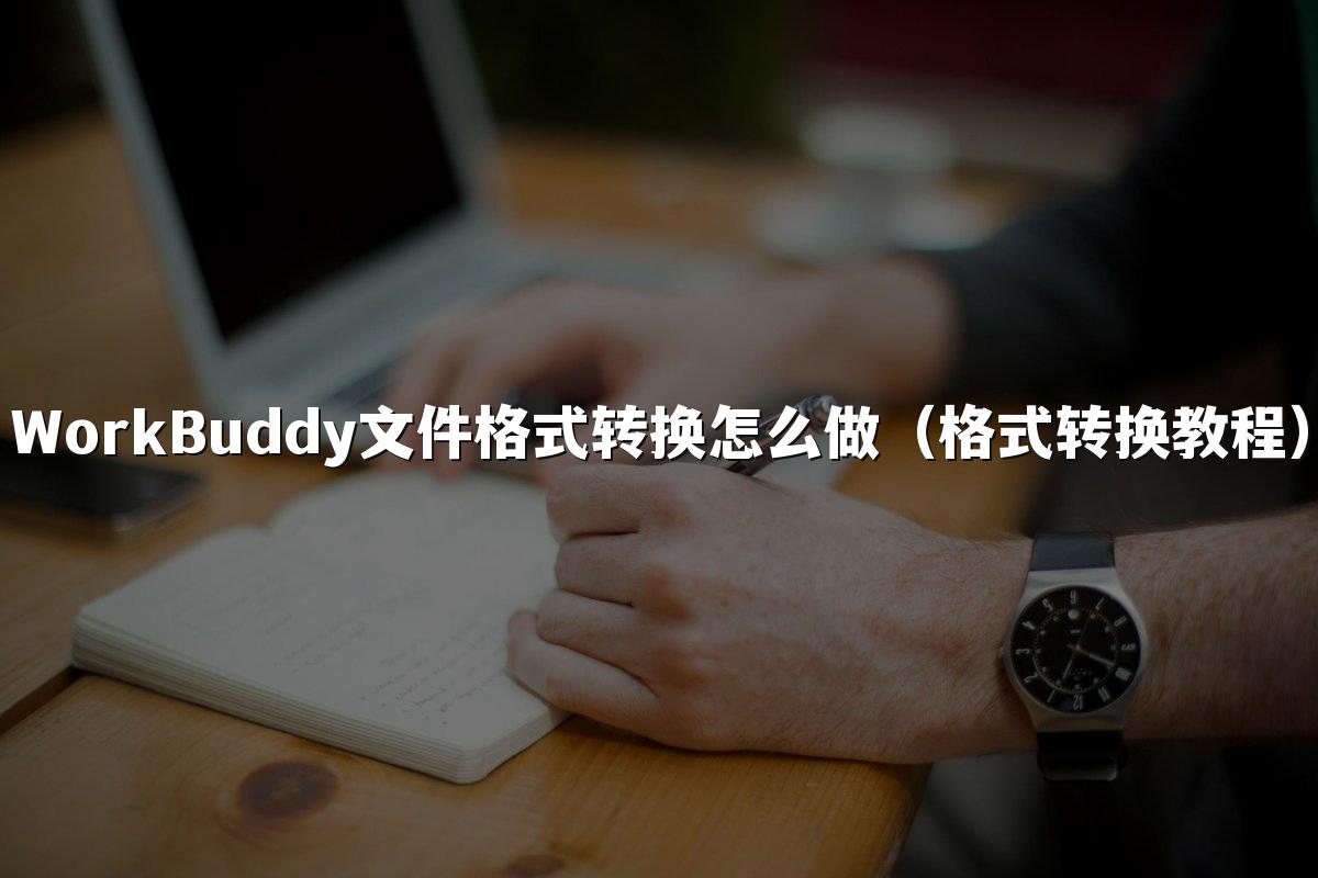 WorkBuddy文件格式转换怎么做(格式转换教程)