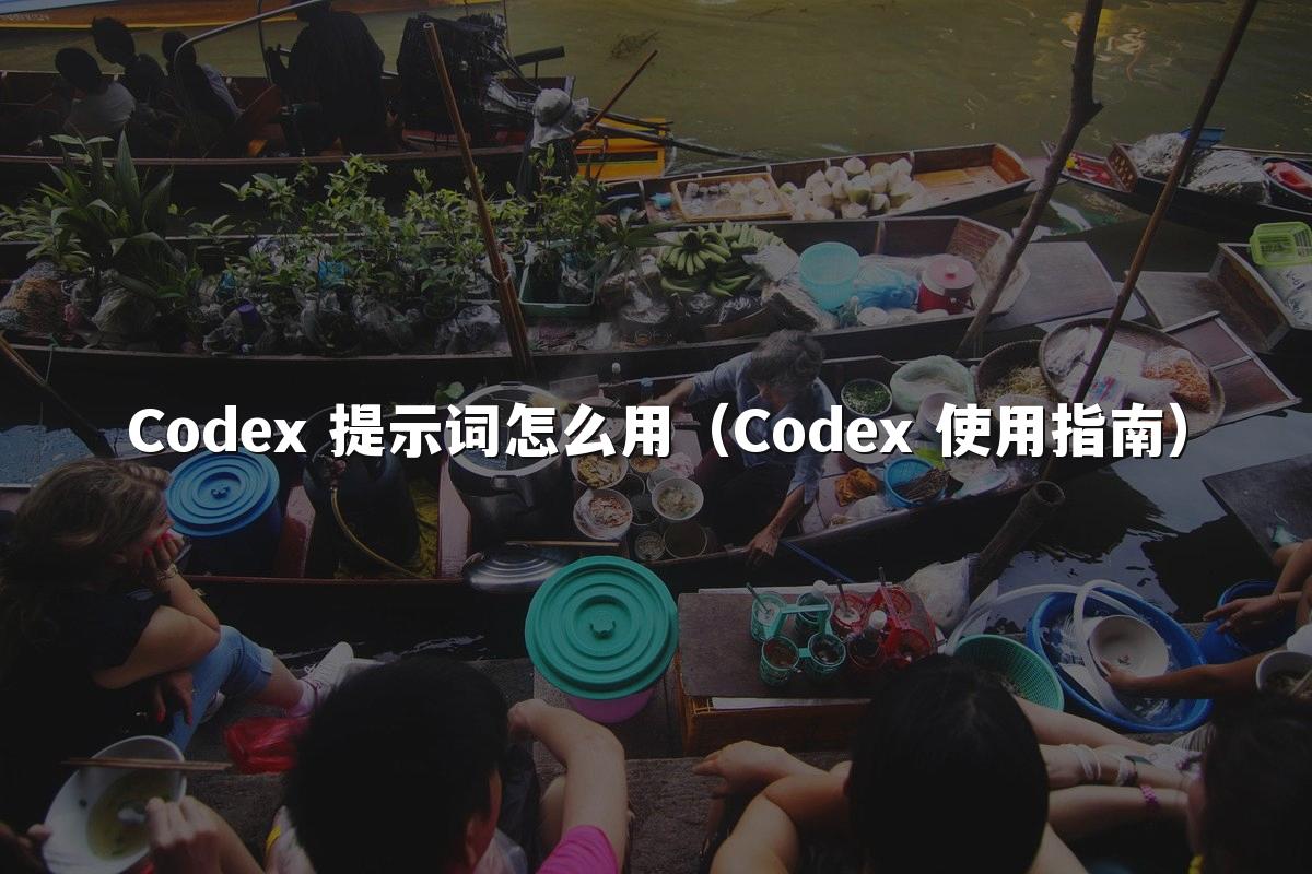 Codex 提示词怎么用(Codex 使用指南)