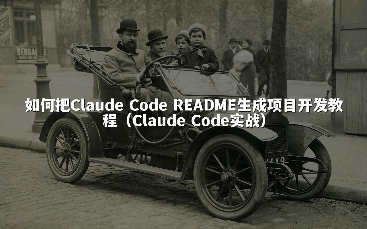 如何把Claude Code README生成项目开发教程（Claude Code实战）