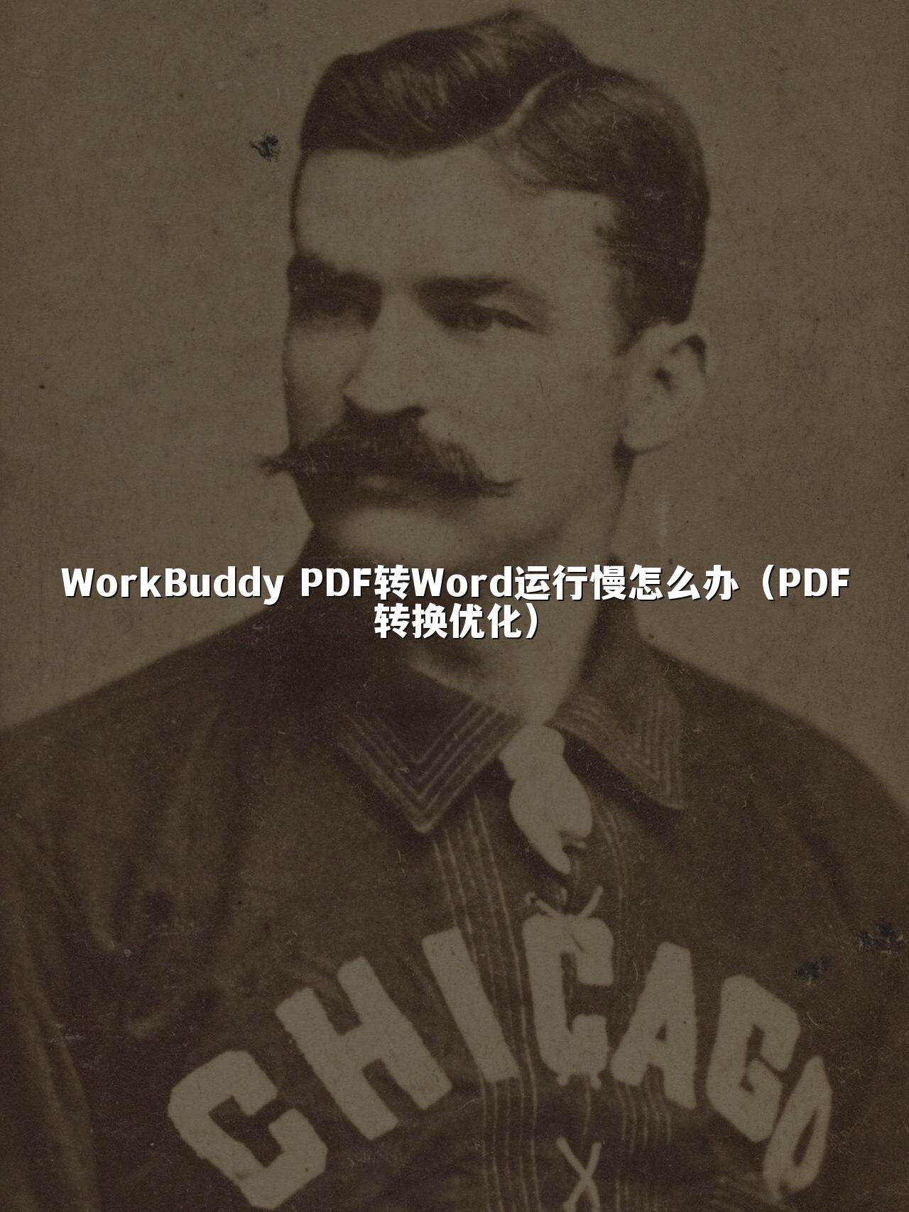 WorkBuddy PDF转Word运行慢怎么办（PDF转换优化）