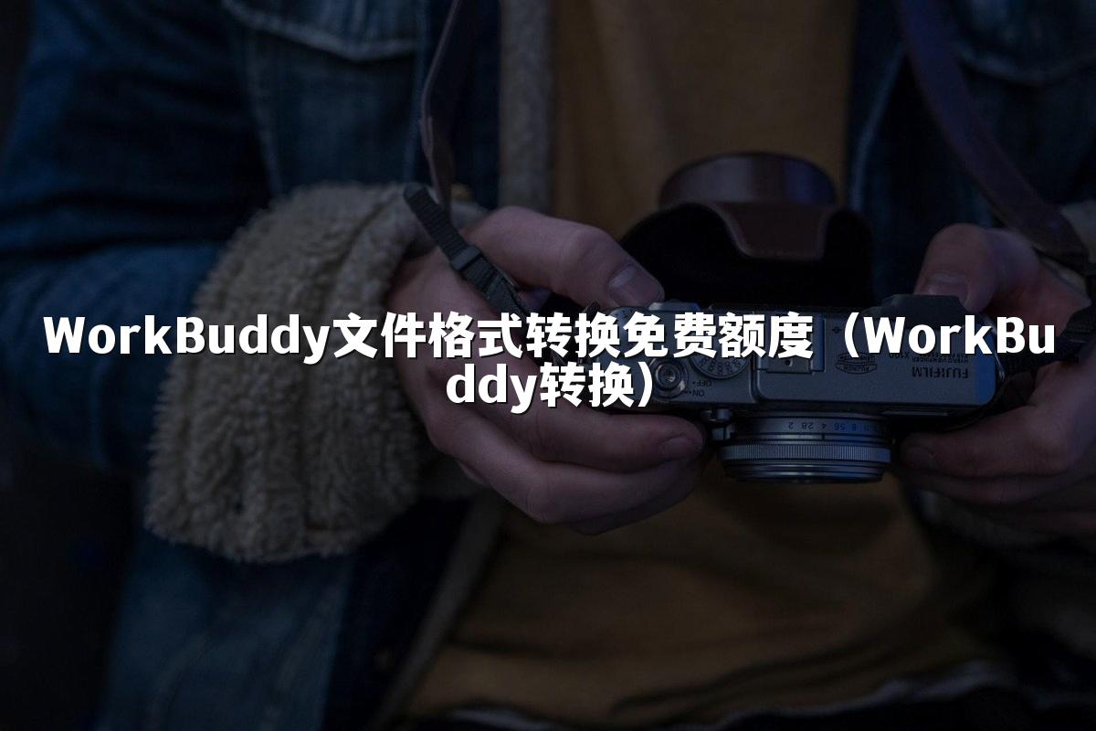 WorkBuddy文件格式转换免费额度(WorkBuddy转换)