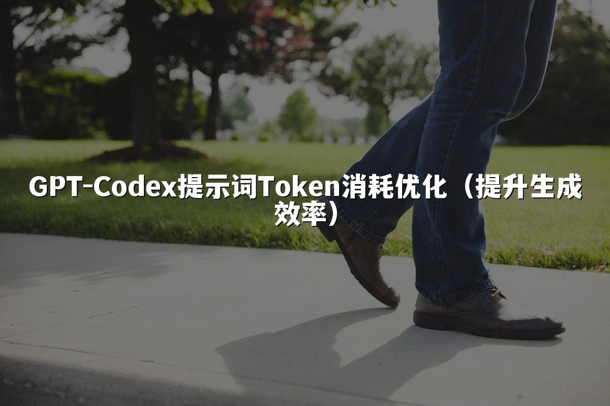 GPT-Codex提示词Token消耗优化(提升生成效率)