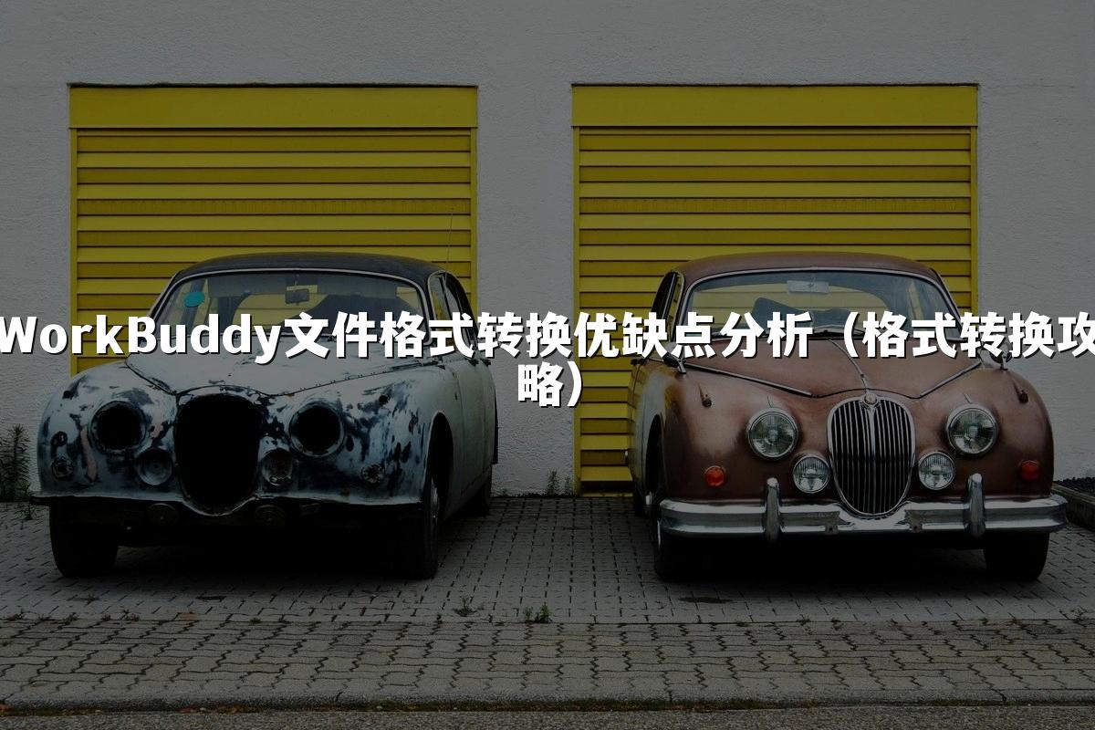 WorkBuddy文件格式转换优缺点分析（格式转换攻略）