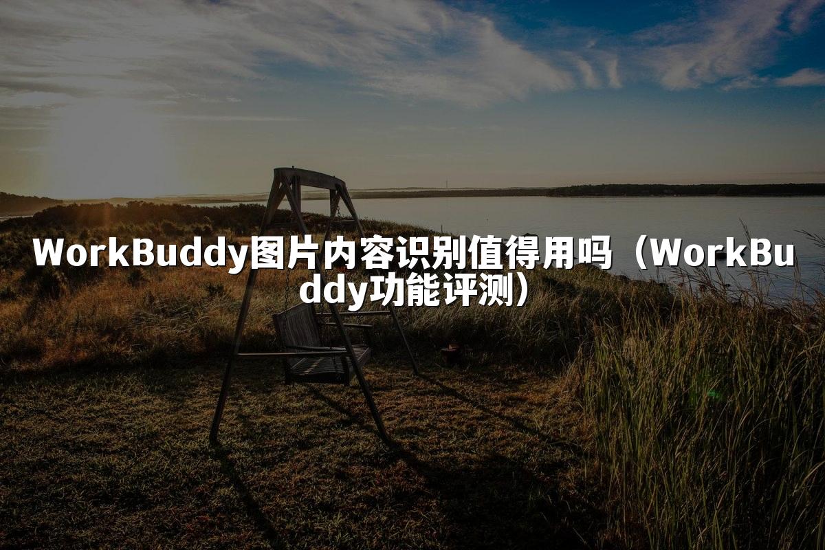 WorkBuddy图片内容识别值得用吗(WorkBuddy功能评测)