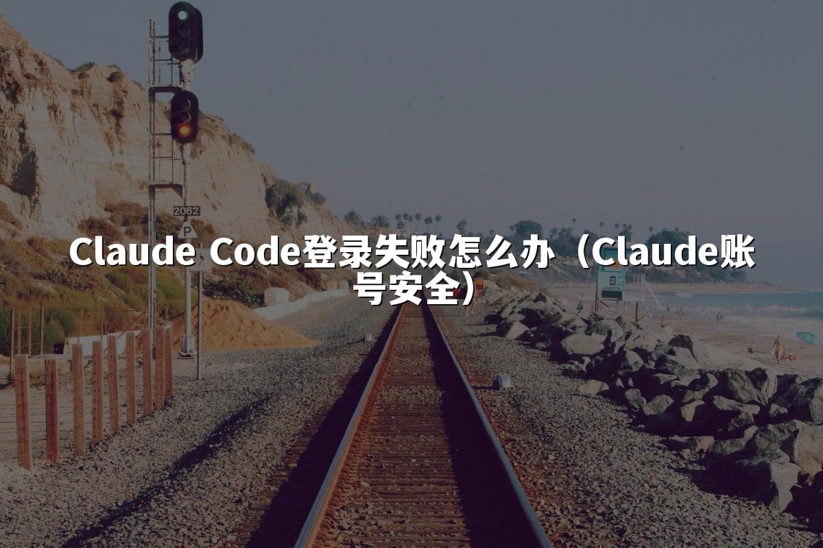 Claude Code登录失败怎么办(Claude账号安全)