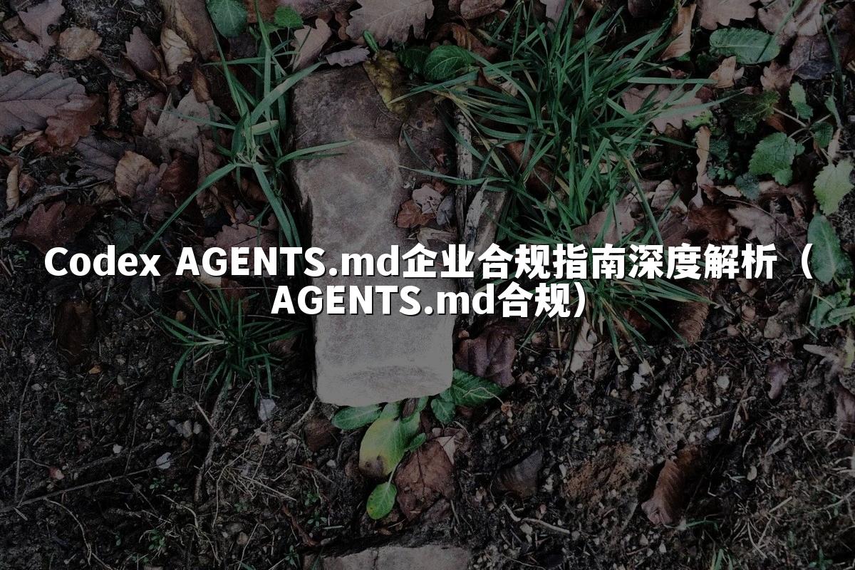 Codex AGENTS.md企业合规指南深度解析（AGENTS.md合规）