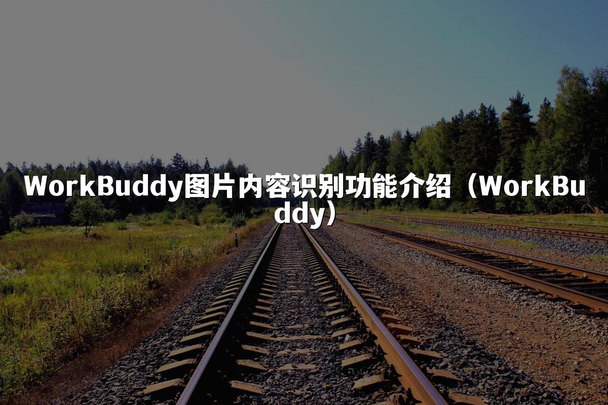 WorkBuddy图片内容识别功能介绍(WorkBuddy)