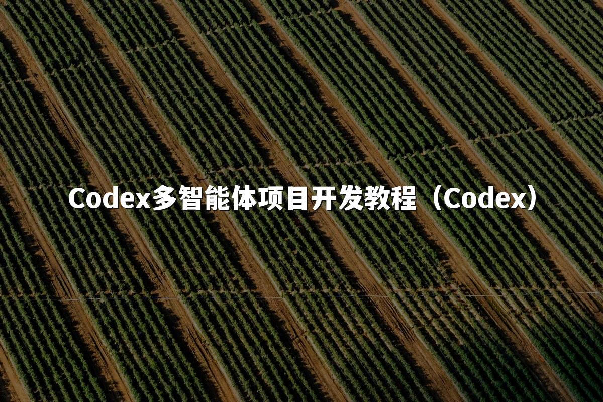 Codex多智能体项目开发教程（Codex）